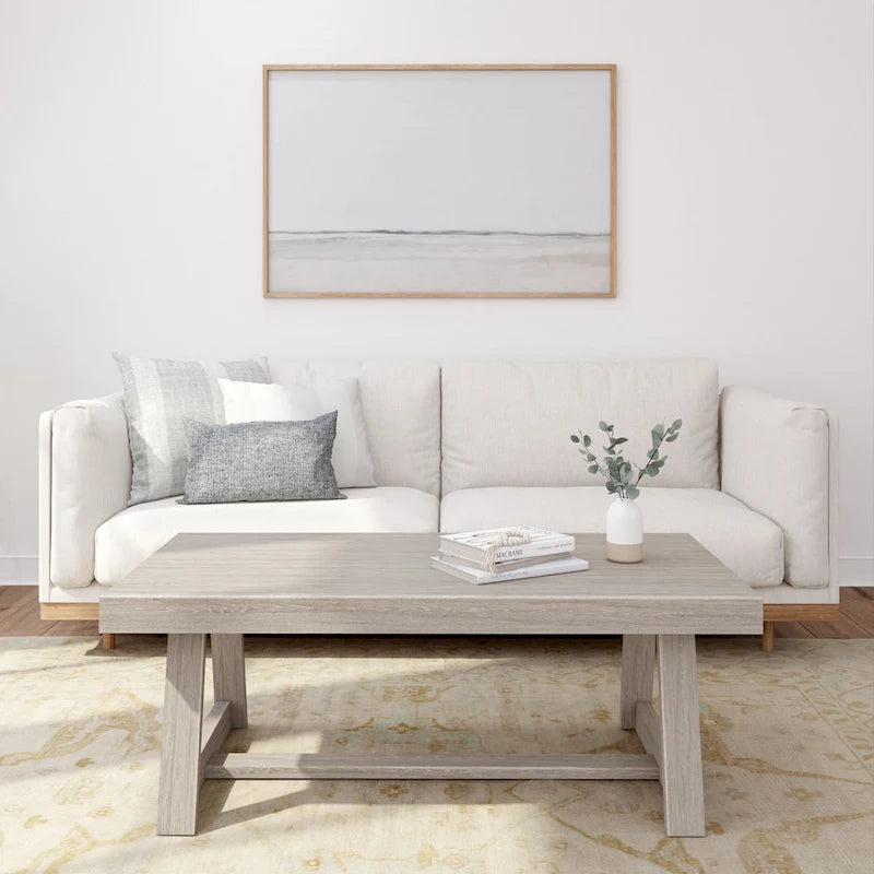 Plank and Beam Classic Rectangular Trestle Leg Coffee Table - 48