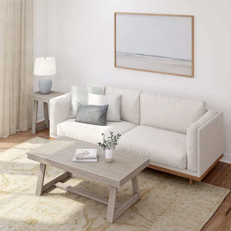 Plank and Beam Classic Rectangular Trestle Leg Coffee Table - 48