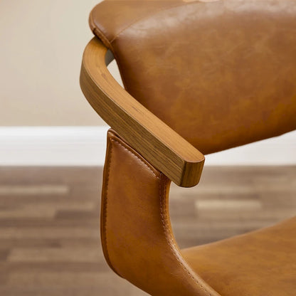 Art Leon Mid-century Modern Swivel Dining Chair (Set of 2)