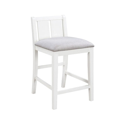 3-Pieces Bar Pub Set with Counter Height Dining Table and 2 Chairs