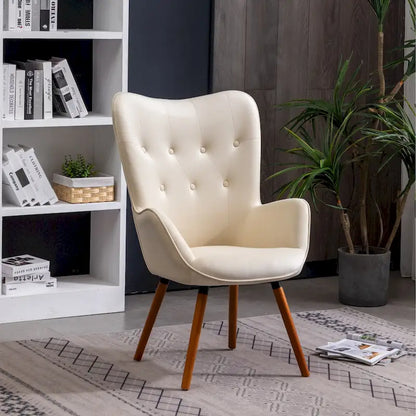 Carson Carrington Arvika Button-tufted High-back Velvet Accent Chair