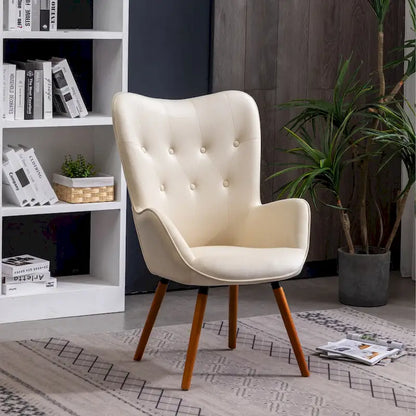 Carson Carrington Arvika Button-tufted High-back Velvet Accent Chair