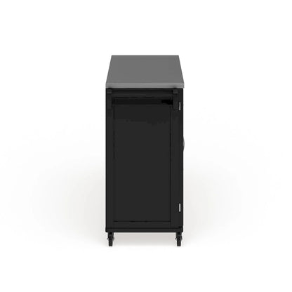 Homestyles Dolly Madison Wood Kitchen Cart with Stainless Steel Top