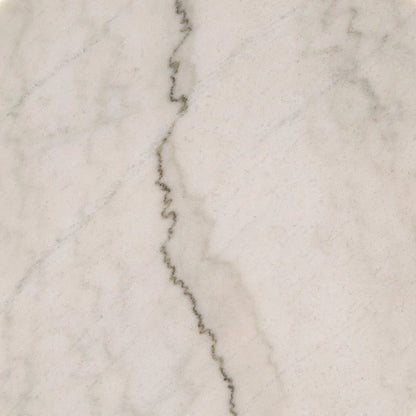 Egan Champagne Silver Finish Marble Top Table by iNSPIRE Q Modern