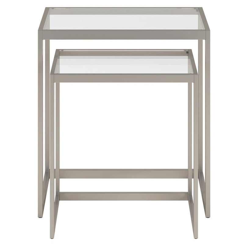 Rocco Rectangular Nested Side Table - 22  Wide