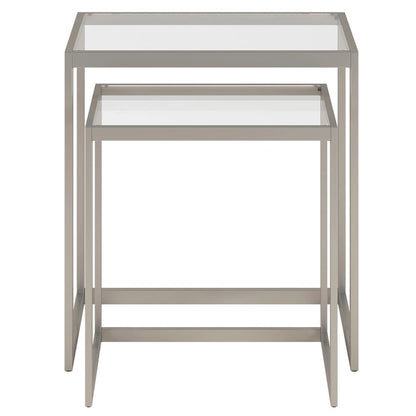 Rocco Rectangular Nested Side Table - 22  Wide