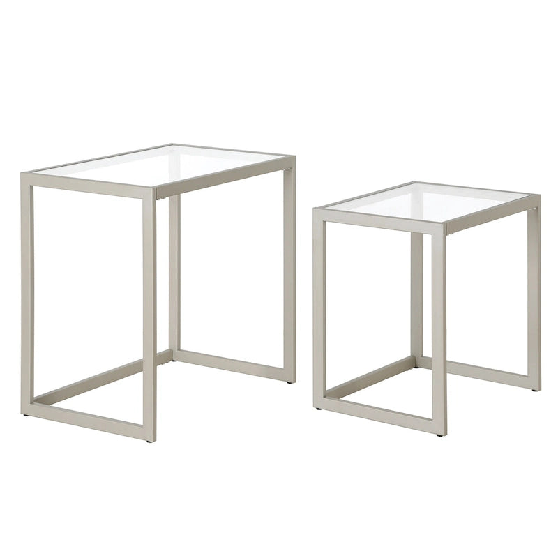 Rocco Rectangular Nested Side Table - 22  Wide