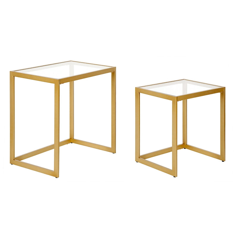 Rocco Rectangular Nested Side Table - 22  Wide