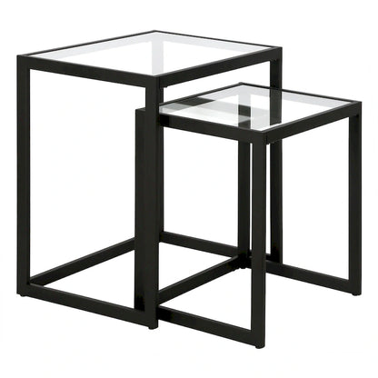 Rocco Rectangular Nested Side Table - 22  Wide