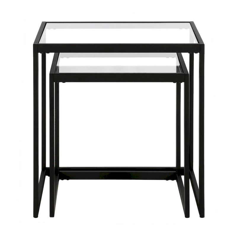 Rocco Rectangular Nested Side Table - 22  Wide