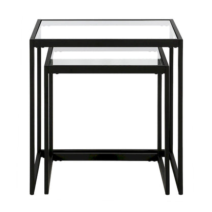 Rocco Rectangular Nested Side Table - 22  Wide