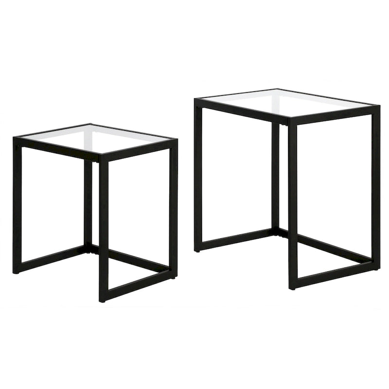 Rocco Rectangular Nested Side Table - 22  Wide