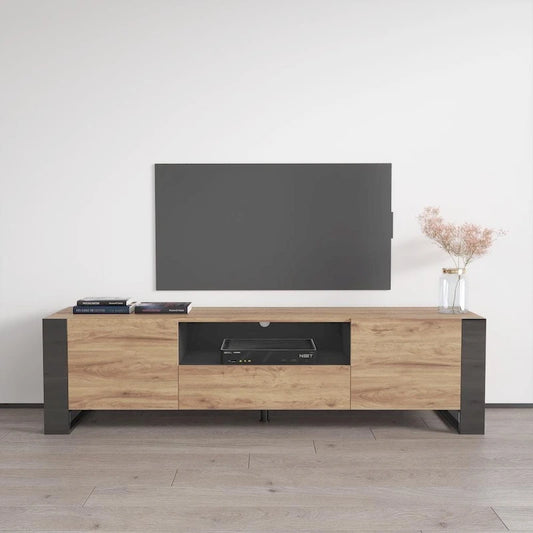 Woody 71  Modern All High Gloss TV Stand