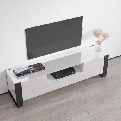 Woody 71  Modern All High Gloss TV Stand