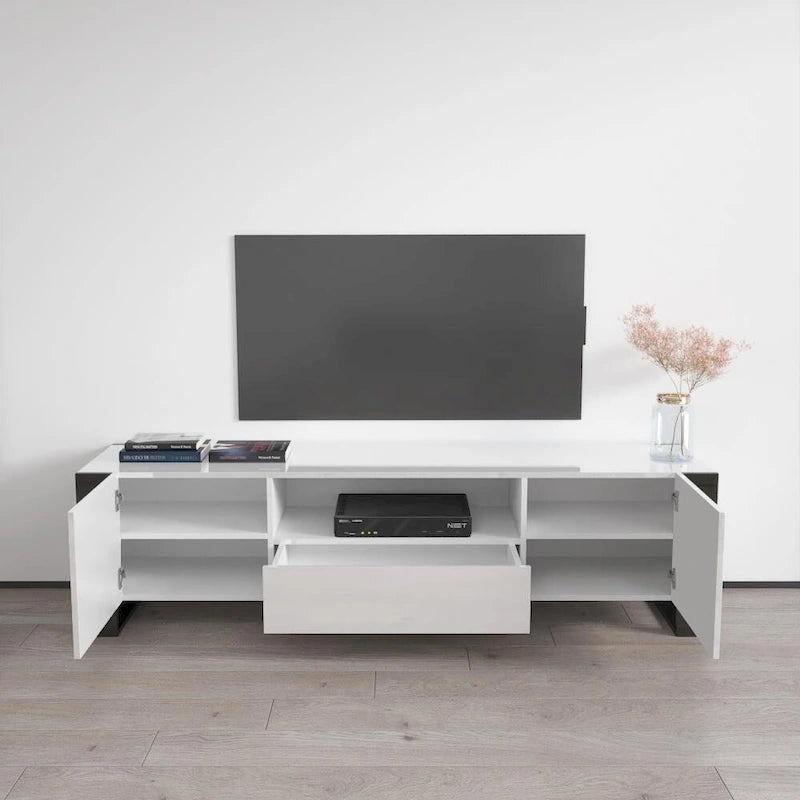Woody 71  Modern All High Gloss TV Stand