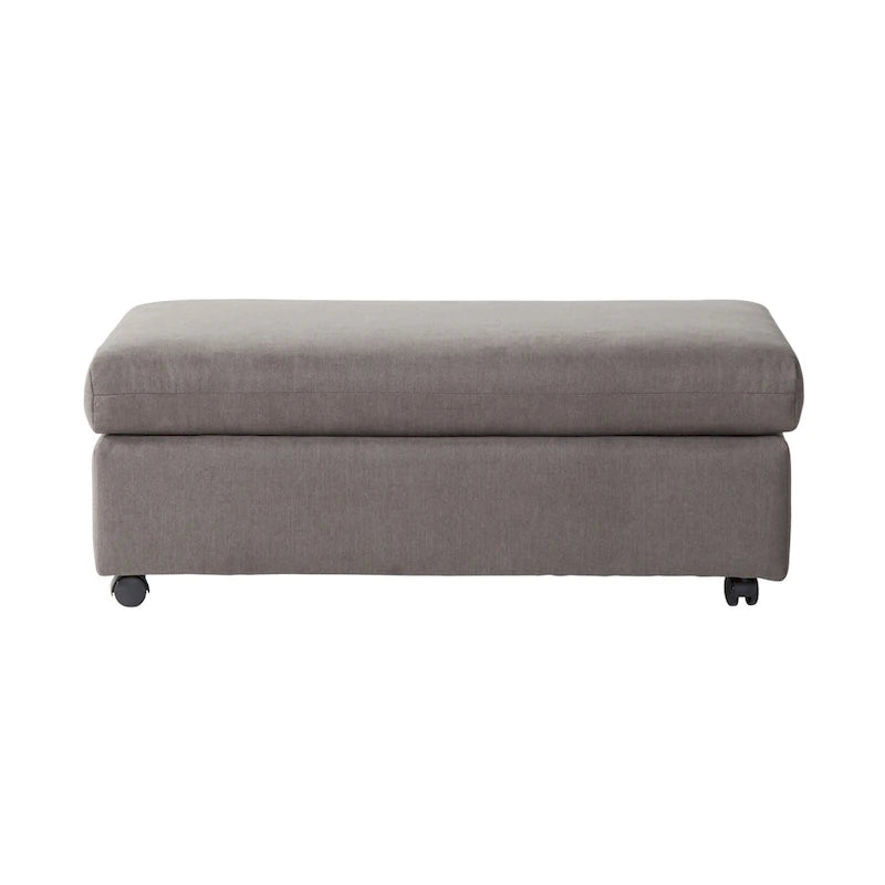 Roundhill Furniture Enda Oversized Living Room Pillow Back Cuddler Arm Chair with Ottoman