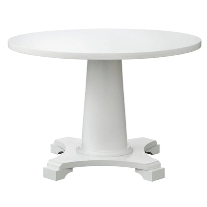 Round Pedestal Dining Table - 45" - Seats 4-6 - Weathered Finish