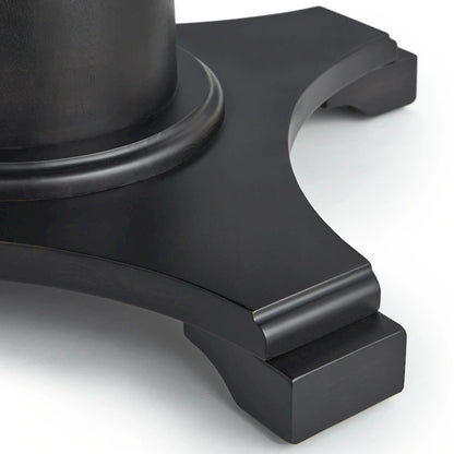 Round Pedestal Dining Table - 45" - Seats 4-6 - Weathered Finish