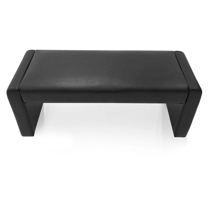 Tan Faux Leather Waterfall Bench - 47 Inch - Seats 2-3