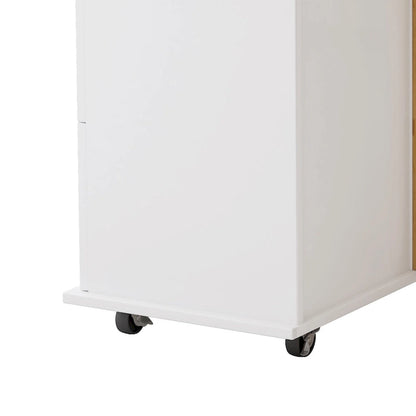 Kitchen Island Cart with 2 Door