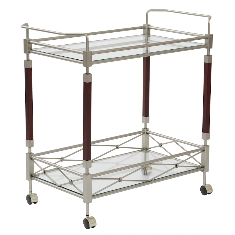 Silver Orchid Rita Serving Cart