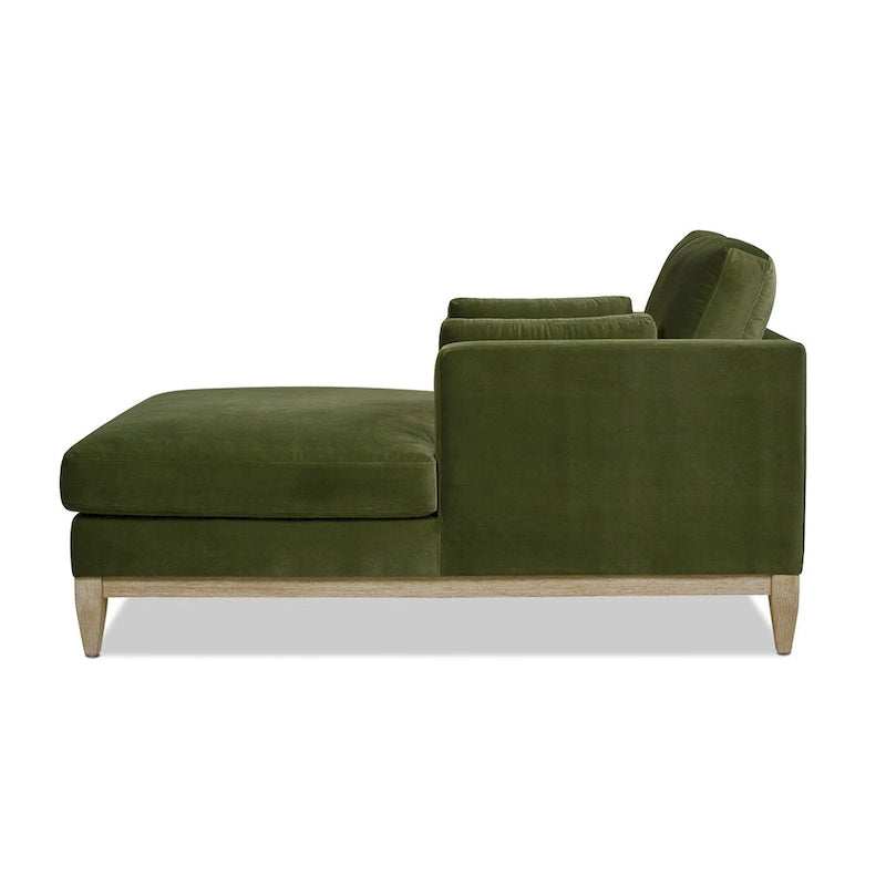 Knox 65  Modern Farmhouse Performance Velvet Chaise Lounge Chair