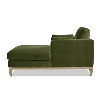 Knox 65  Modern Farmhouse Performance Velvet Chaise Lounge Chair
