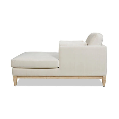 Knox 65  Modern Farmhouse Performance Velvet Chaise Lounge Chair