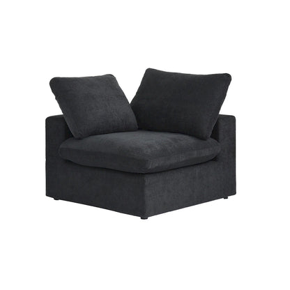 L-shape Linen Upholstered Sectional Sofa Couch
