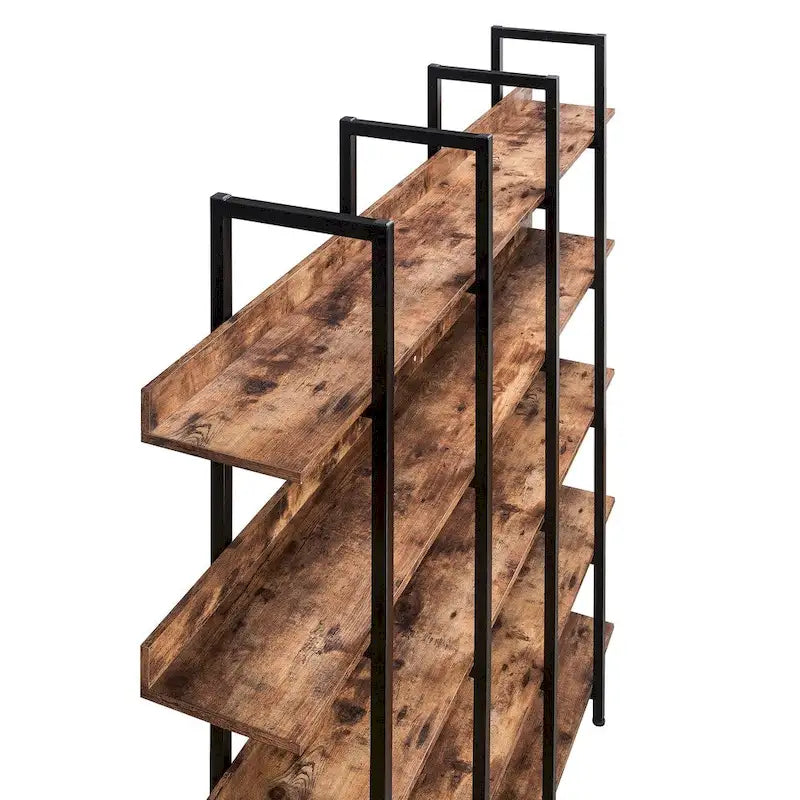 5 Tier Bookcase Home Office Open Bookshelf