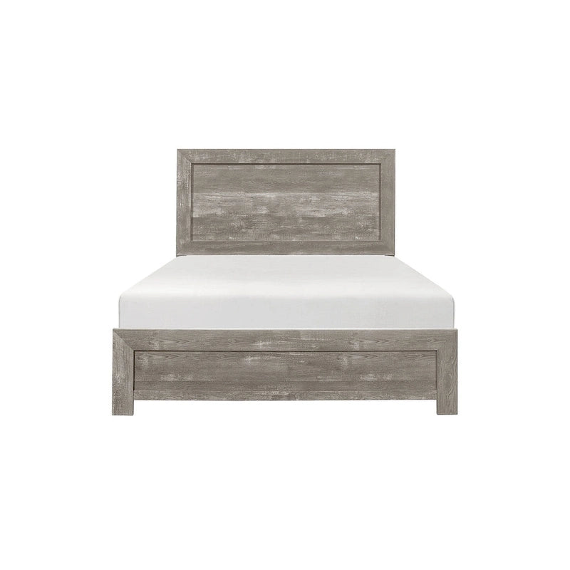 Tabina 3 Piece Gray Modern Panel Bedroom Set