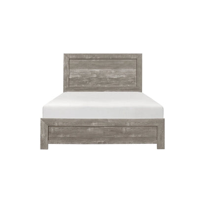 Tabina 3 Piece Gray Modern Panel Bedroom Set