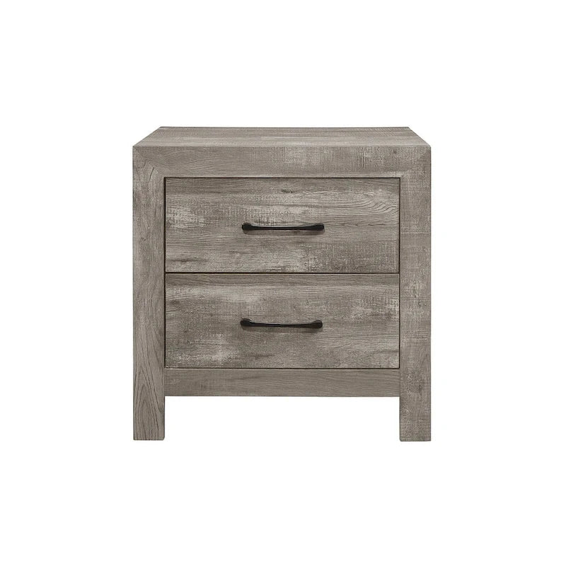 Tabina 3 Piece Gray Modern Panel Bedroom Set