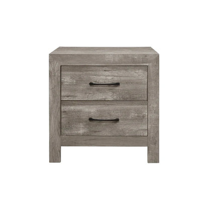 Tabina 3 Piece Gray Modern Panel Bedroom Set