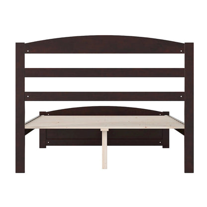 Warren Solid Wood Platform Bed with Footboard