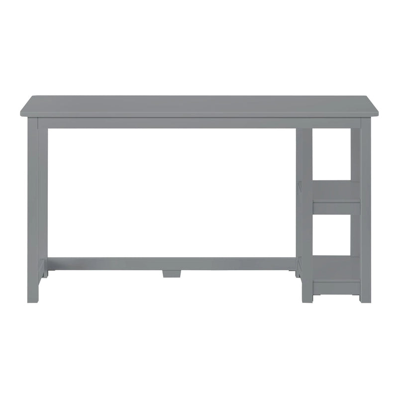 Plank and Beam Desk with Bookshelves