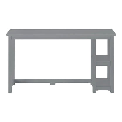 Plank and Beam Desk with Bookshelves
