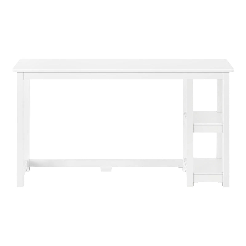 Plank and Beam Desk with Bookshelves