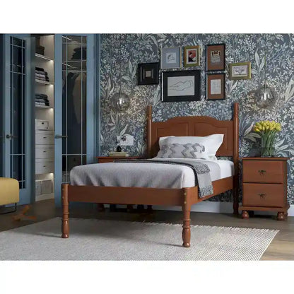 100% Solid Wood Kyle Platform Bed by Palace Imports