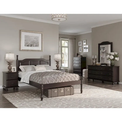 100% Solid Wood Kyle Platform Bed by Palace Imports