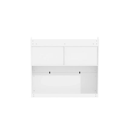 Twin Bed Frame Wood Platform Bed with Storage Drawers and Headboard
