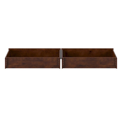 Twin-Full Mid-Century Modern Under Bed Storage Drawers
