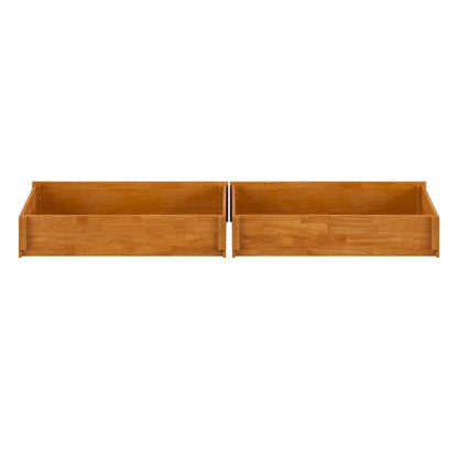 Twin-Full Mid-Century Modern Under Bed Storage Drawers