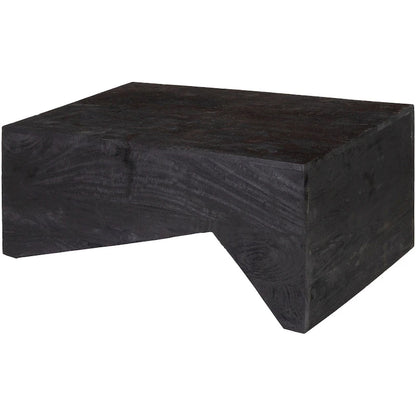 Asma Modern Angular Wooden Coffee Table - 15 H x 39 W x 22 D