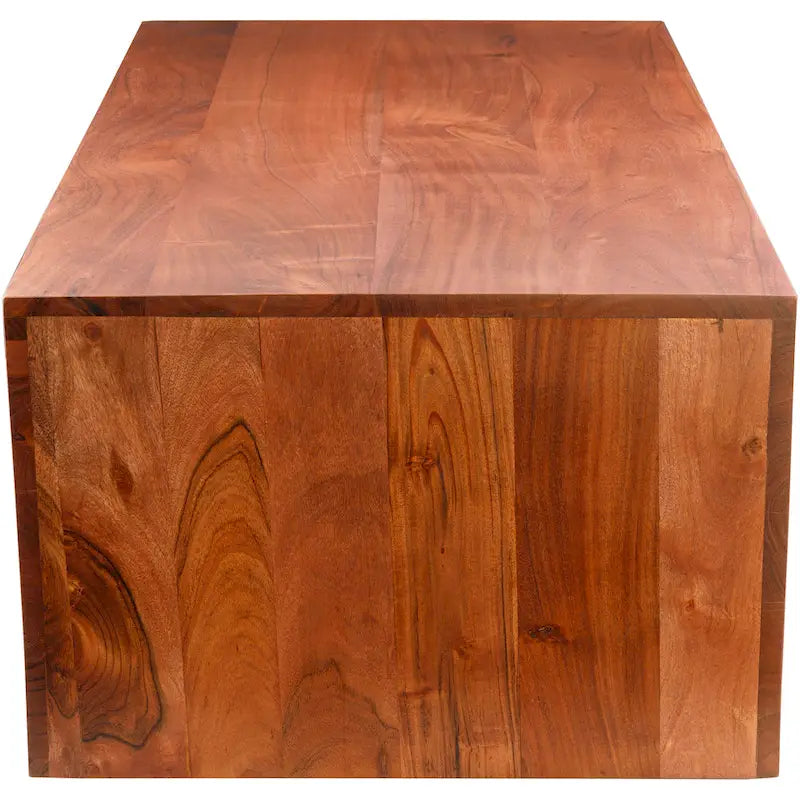 Asma Modern Angular Wooden Coffee Table - 15 H x 39 W x 22 D