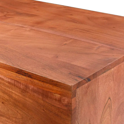 Asma Modern Angular Wooden Coffee Table - 15 H x 39 W x 22 D