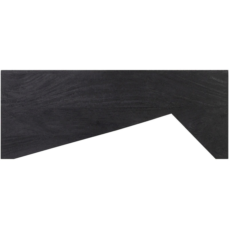 Asma Modern Angular Wooden Coffee Table - 15 H x 39 W x 22 D