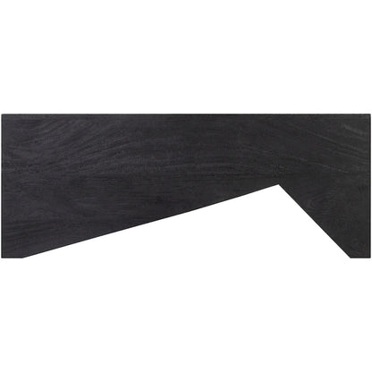 Asma Modern Angular Wooden Coffee Table - 15 H x 39 W x 22 D