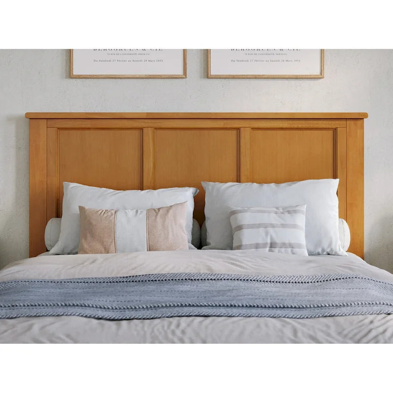 AFI Madison Full Size Platform Bed with Matching Footboard & Full Trundle