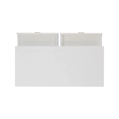 Poppy White X-base Writing Desk